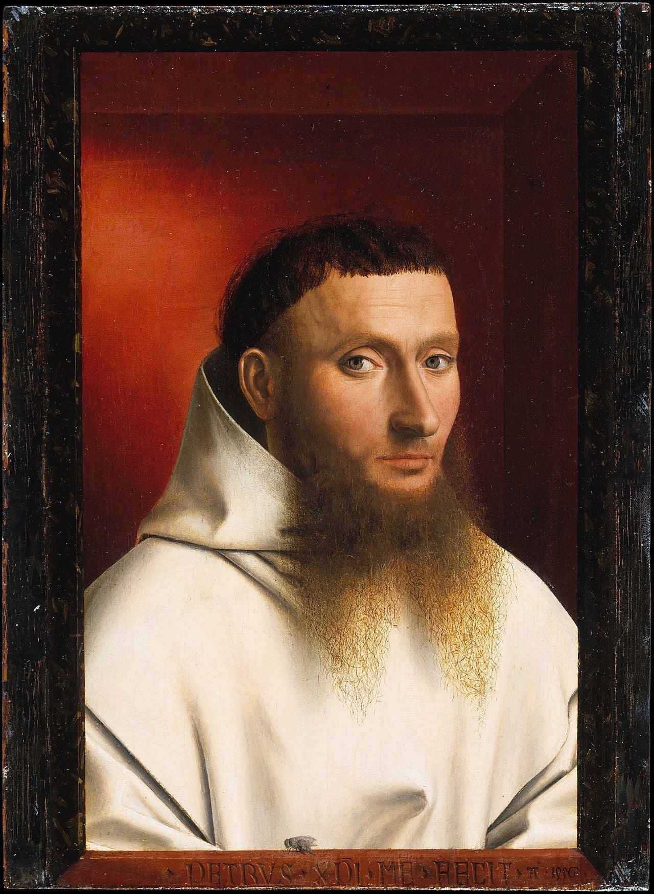 Portrait d'un Chartreux - Petrus Christus image 1 reproduction artisanale de tableau