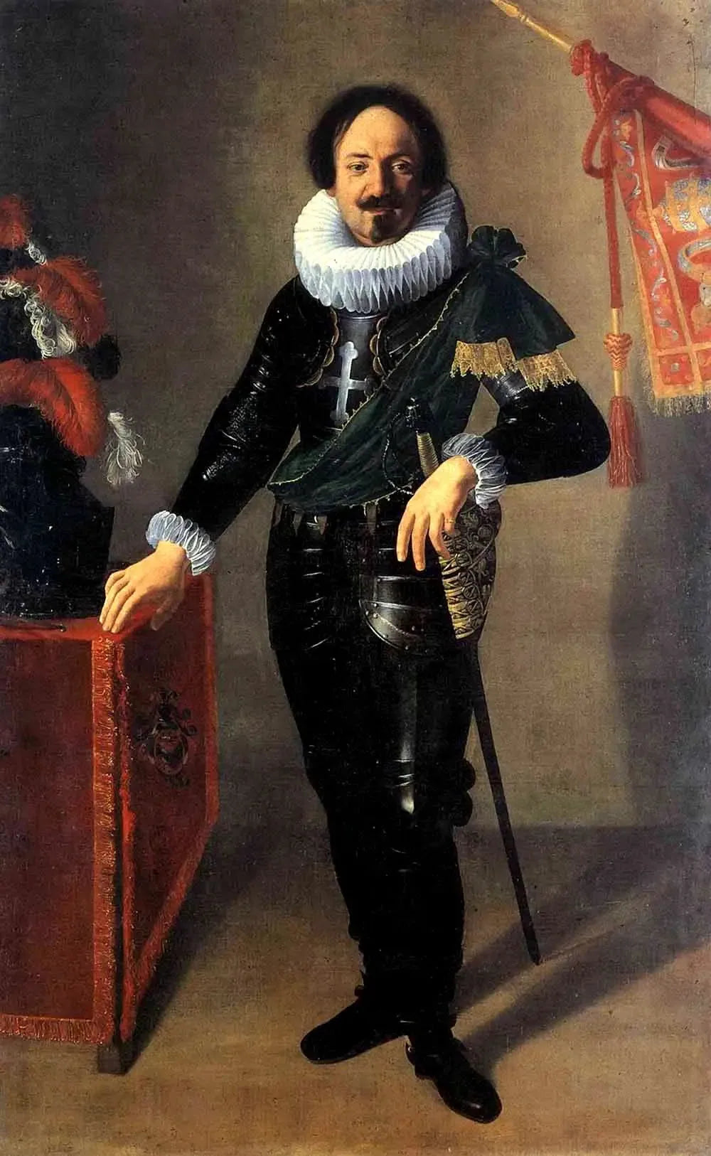 Portrait d'un chevalier de l'ordre des Saints-Maurice-et-Lazare - Artemisia Gentileschi image 1 reproduction réalisée par Alpha Reproduction