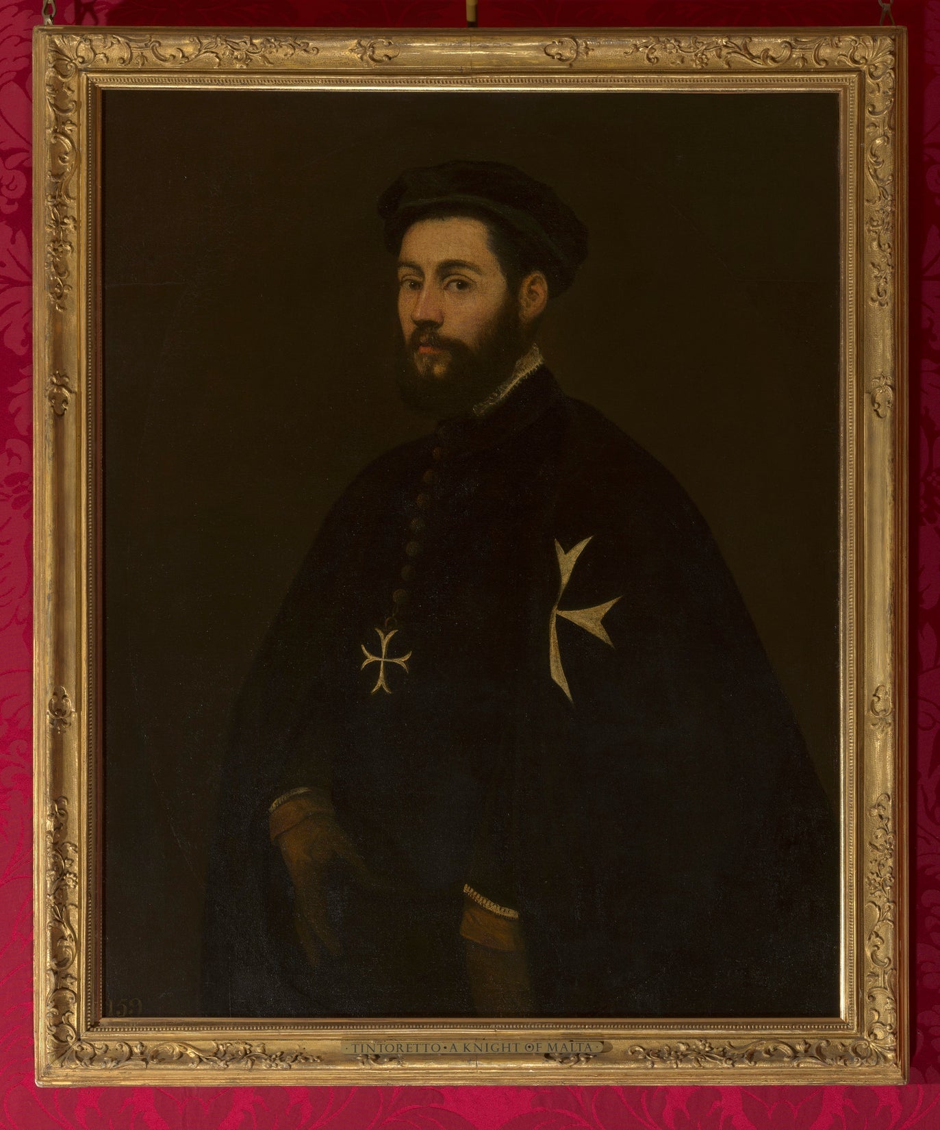 Portrait d'un chevalier de Malte - Jacopo Tintoretto image 1 copie peinte à la main à l’huile