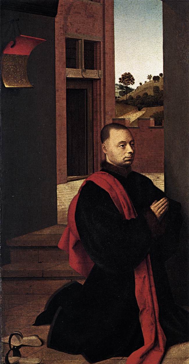 Portrait d'un donateur - Petrus Christus image 1 reproduction de peinture à l’huile