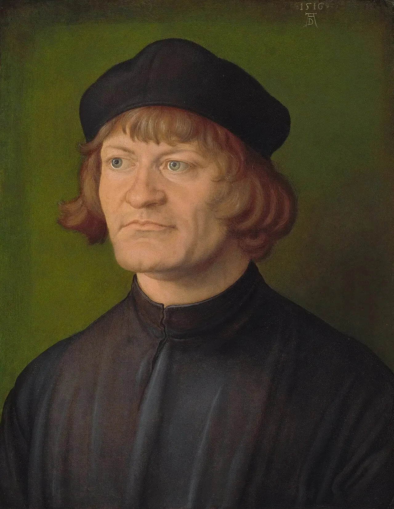 Portrait d'un ecclésiastique (Johann Dorsch ?) - Albrecht Dürer image 1 reproduction artisanale de tableau