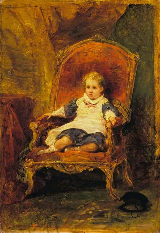 Portrait d'un enfant - Ary Scheffer image 1 tableau peint à l’huile sur toile