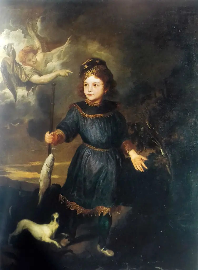 Portrait d'un enfant, peut-être Tobio Pallavicino dans le rôle de Tobias et l'Ange - Antoine van Dyck image 1 reproduction réalisée par Alpha Reproduction