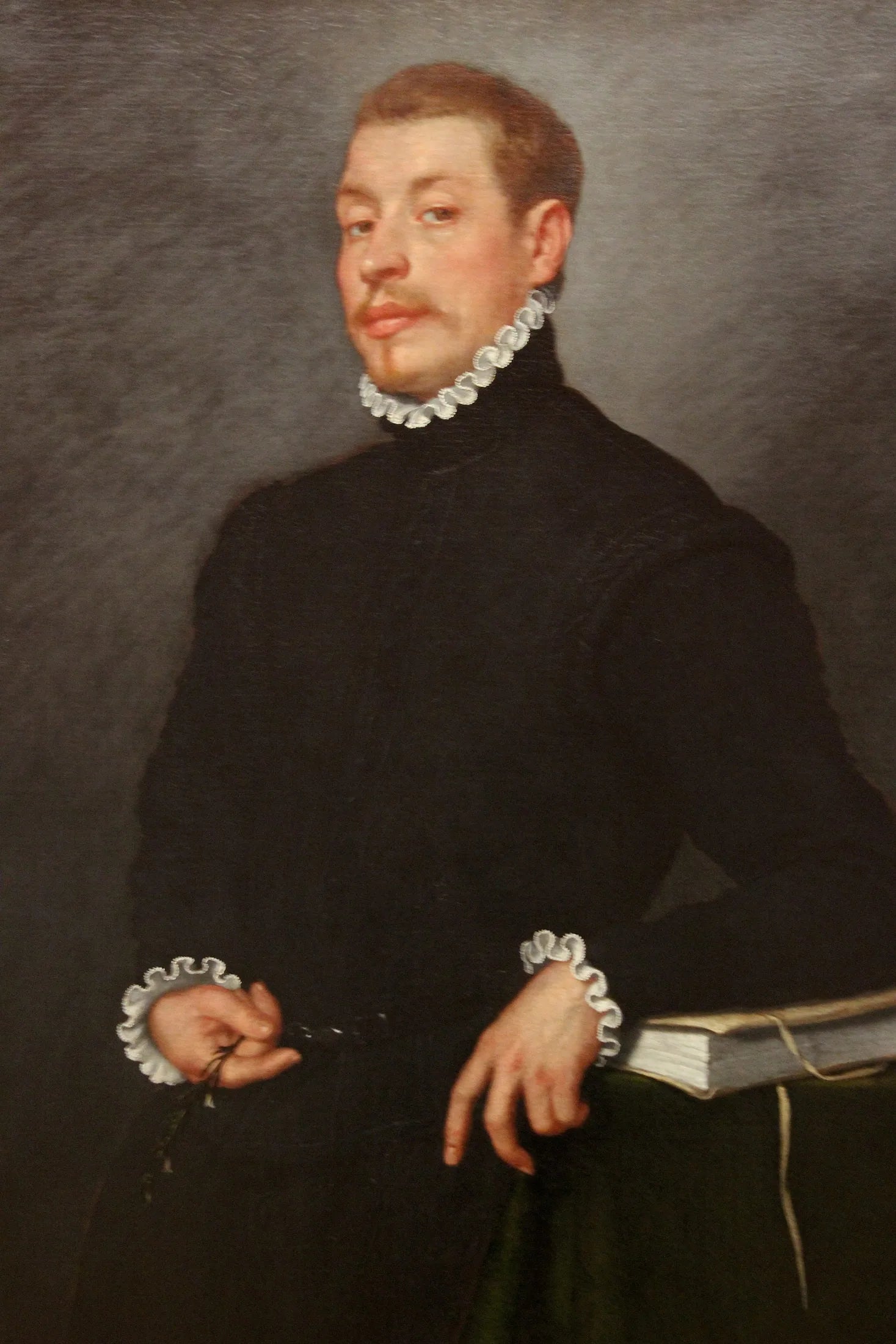 Portrait d'un érudit - Giovanni Battista Moroni image 1 copie peinte à la main à l’huile