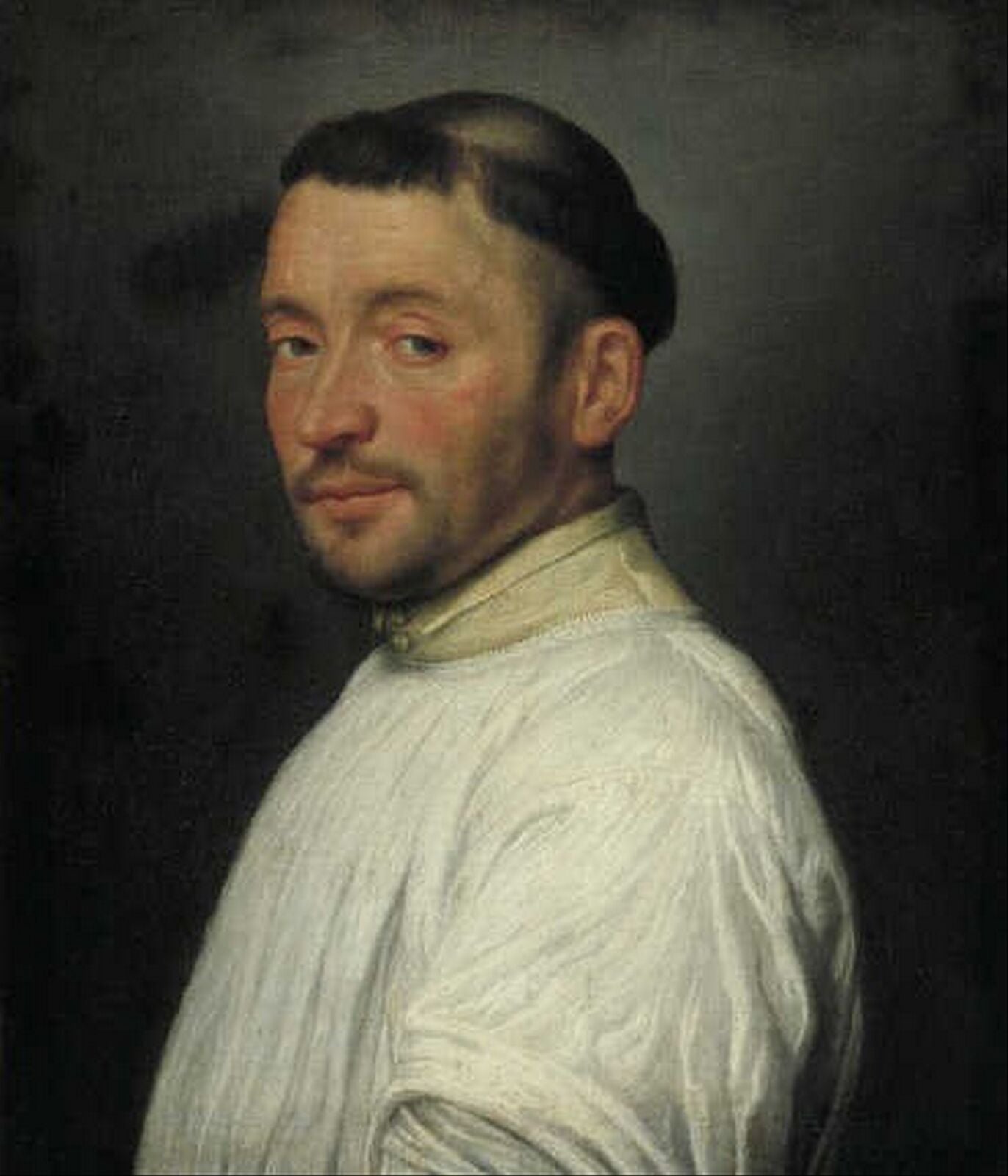 Portrait d'un frère Camaldulense - Giovanni Battista Moroni image 1 tableau peint à l’huile sur toile