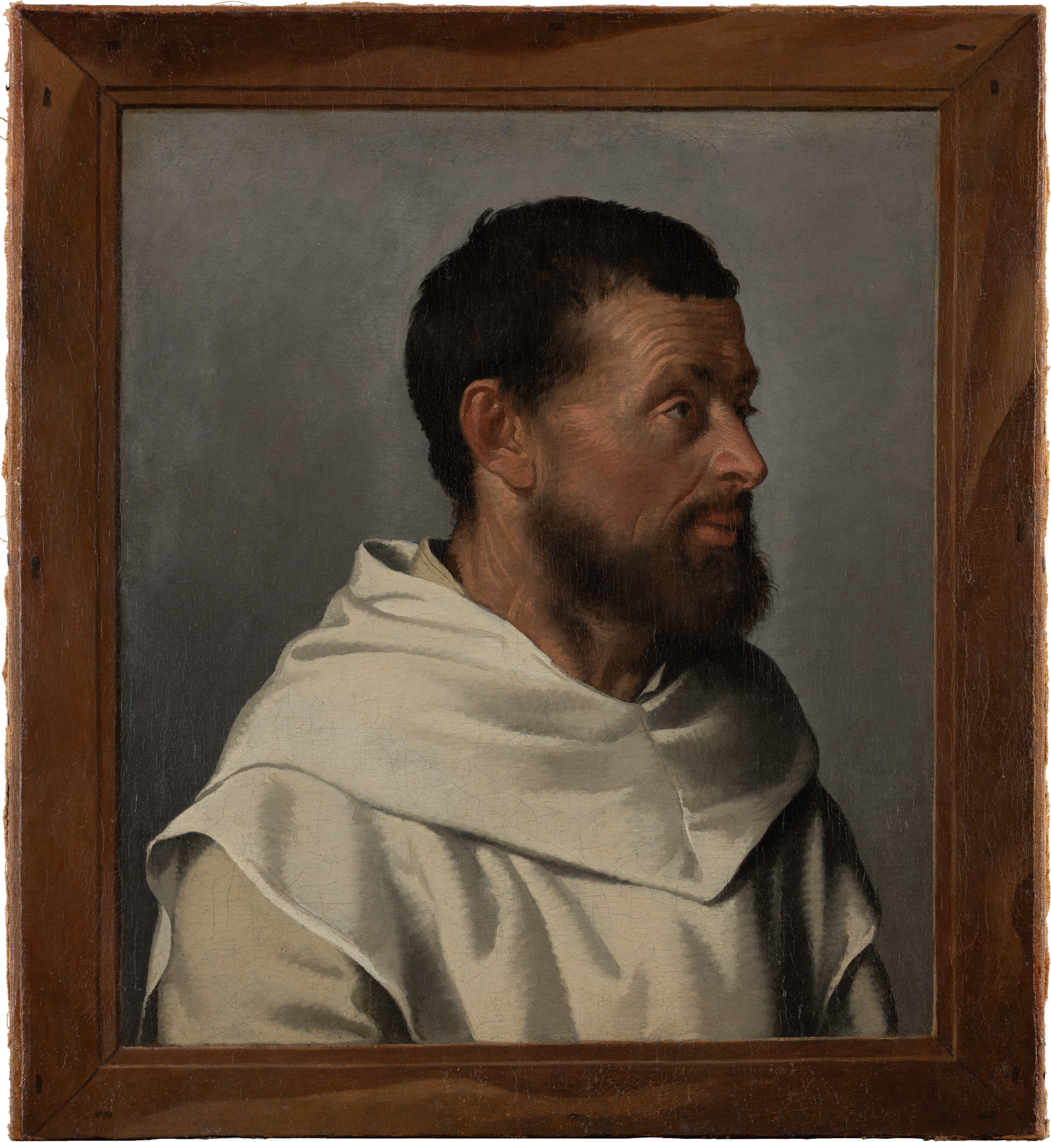Portrait d'un frère laïc - Giovanni Battista Moroni image 1 tableau peint à l’huile sur toile