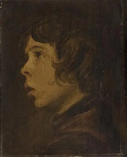 Portrait d'un garçon tourné vers la gauche - Frans Hals image 1 reproduction réalisée par Alpha Reproduction