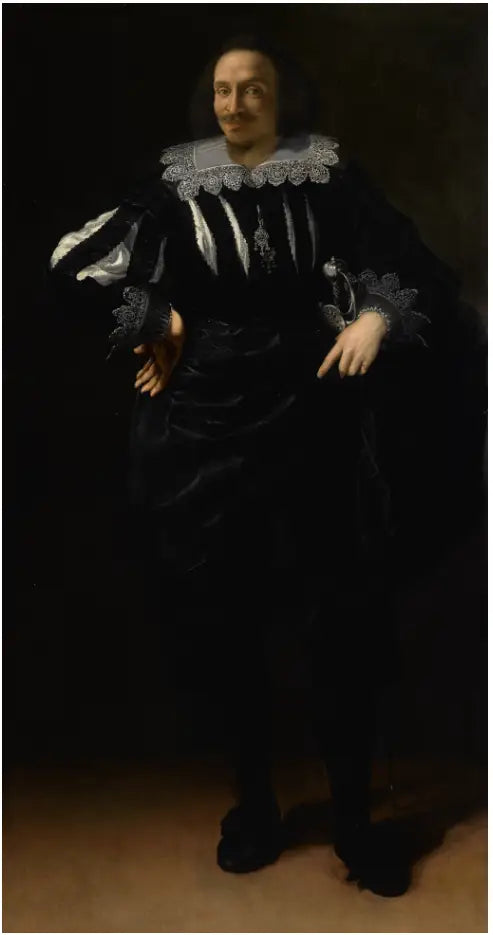 Portrait d'un gentilhomme - Artemisia Gentileschi image 1 reproduction artisanale de tableau
