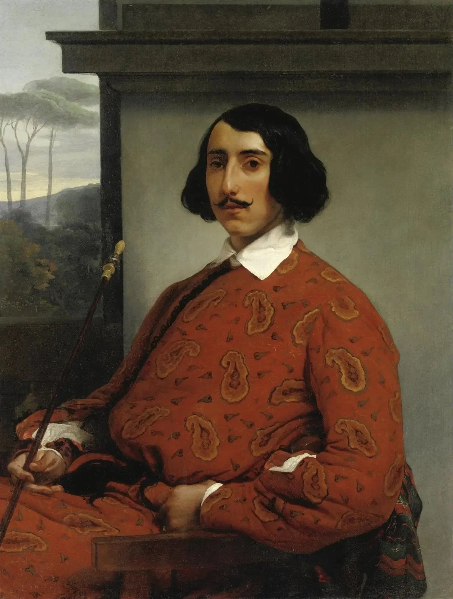 Portrait d'un gentilhomme (duc Manolo Nuňez Falcò) - Francesco Hayez image 1 tableau peint à l’huile sur toile