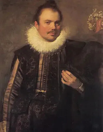 Portrait d'un gentilhomme - Frans Hals image 1 reproduction de peinture à l’huile