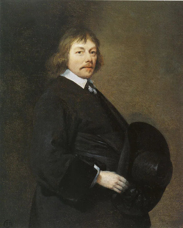 Portrait d'un gentilhomme - Gerard ter Borch image 1 copie peinte à la main à l’huile