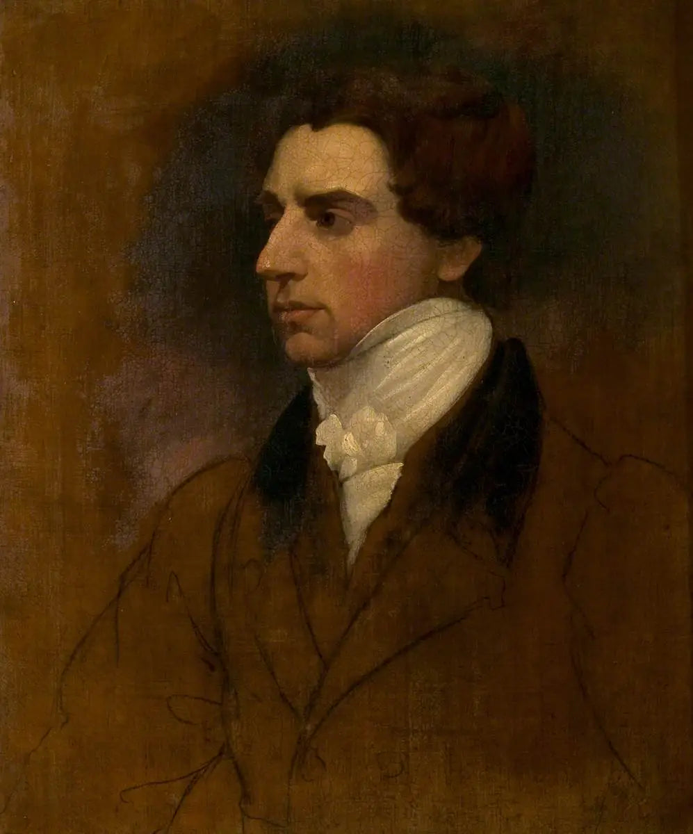 Portrait d'un gentilhomme (inachevé) - John Constable image 1 reproduction d’œuvre d’art à l’huile