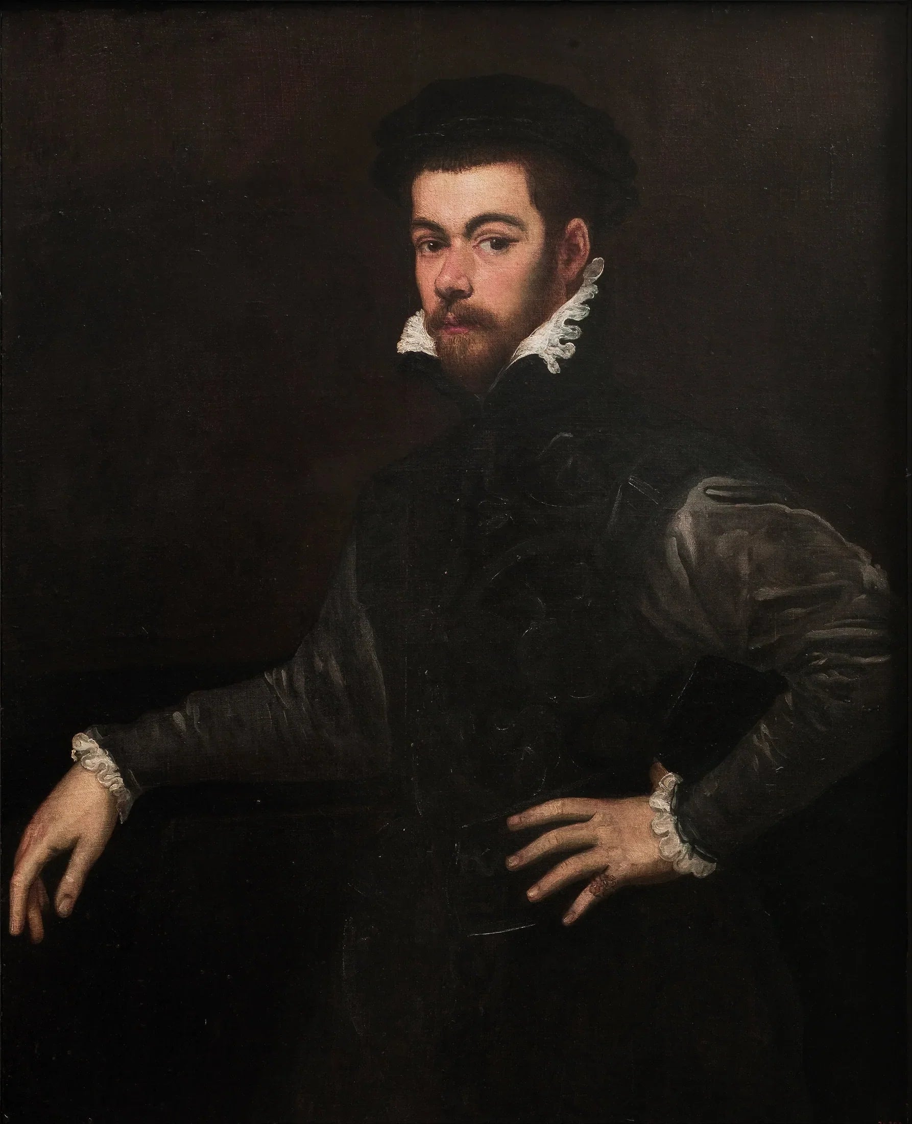 Portrait d'un gentilhomme - Jacopo Tintoretto image 1 reproduction de peinture à l’huile