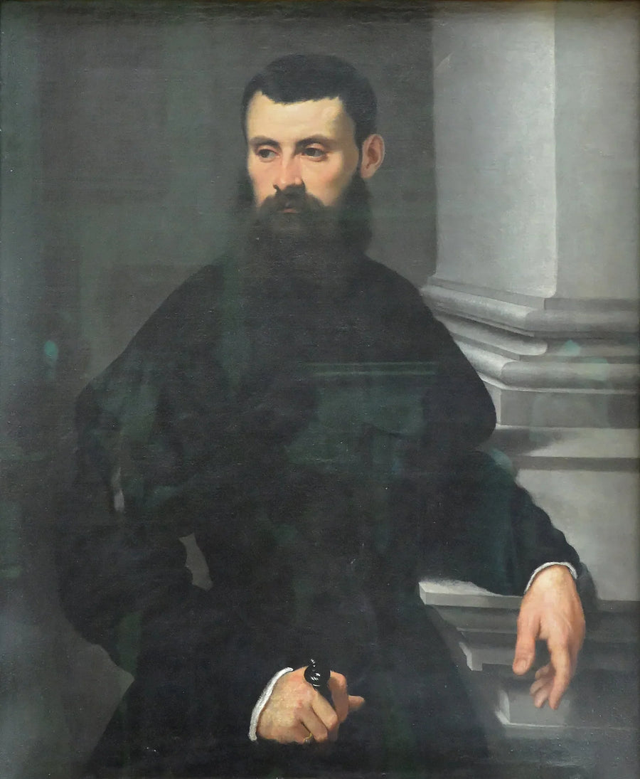 Portrait d'un gentilhomme, la main sur l'épée - Jacopo Tintoretto
