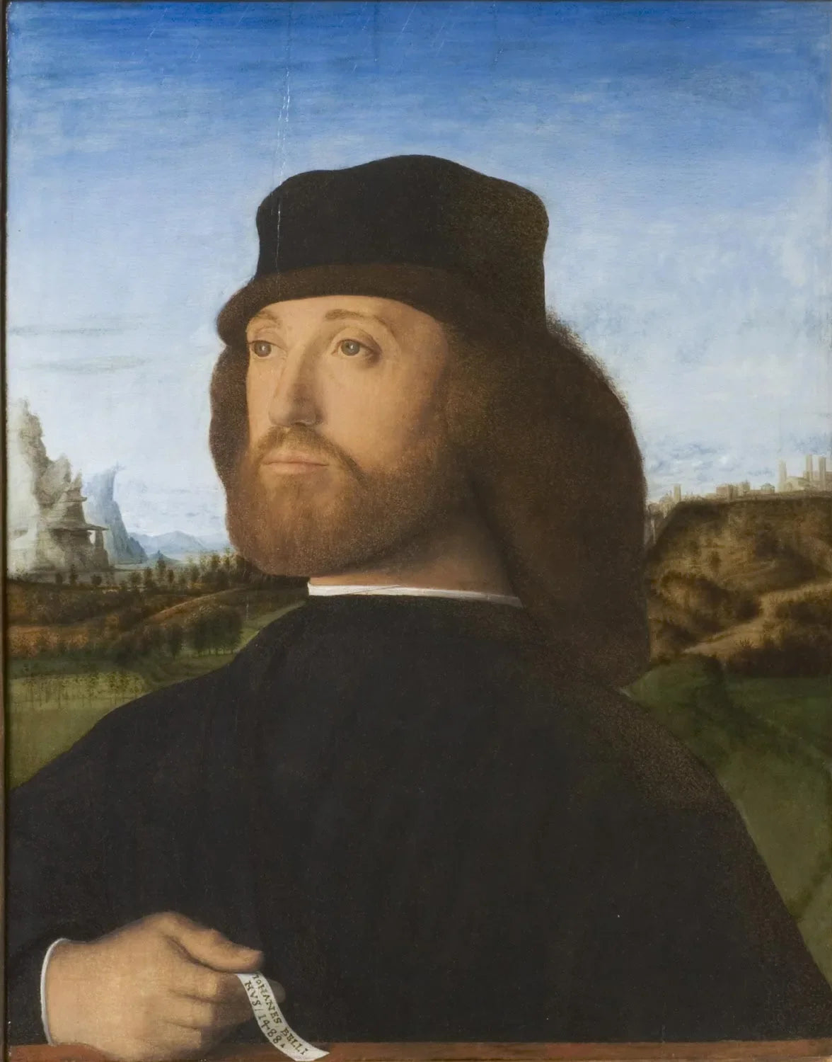 Portrait d'un gentilhomme - Marco Basaiti image 1 reproduction d’œuvre d’art à l’huile