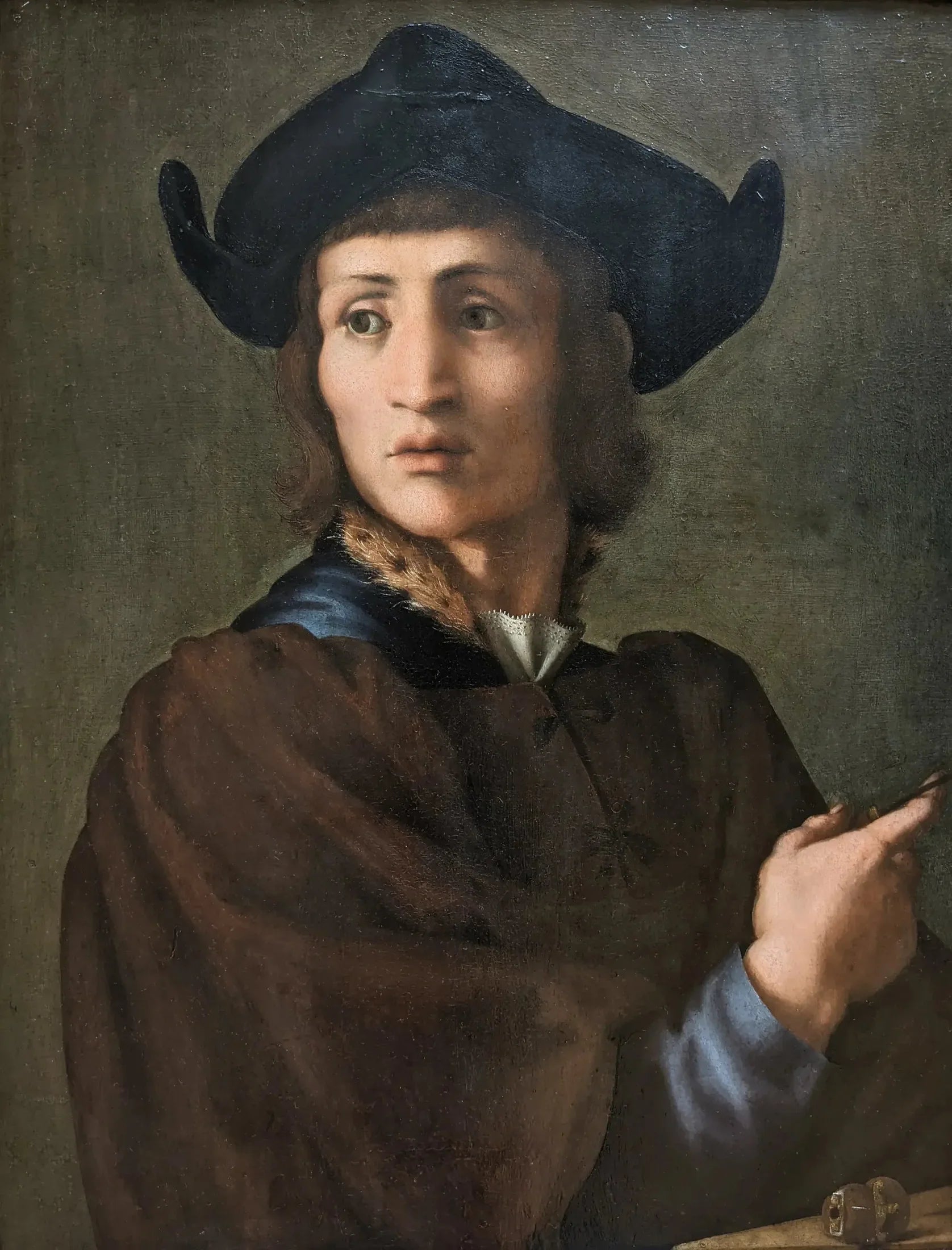 Portrait d'un graveur en pierres fines - Pontormo image 1 copie peinte à la main à l’huile