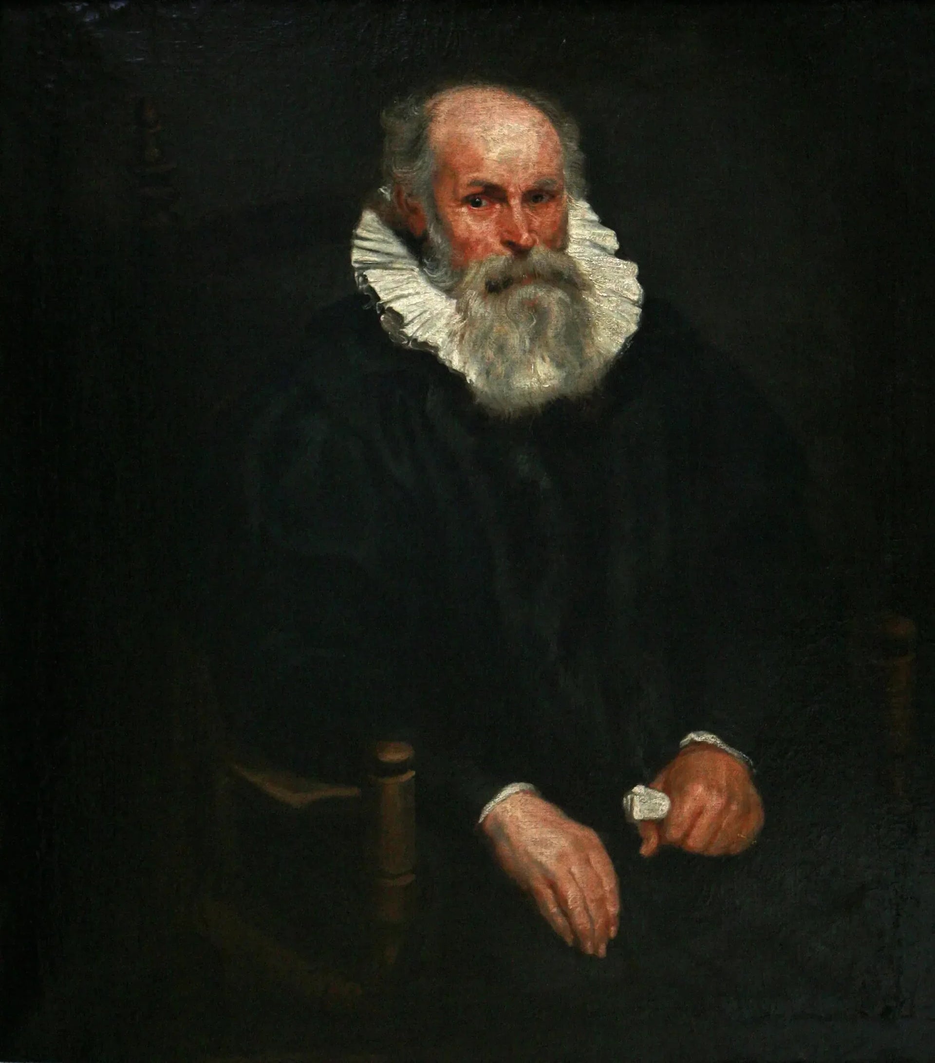 Portrait d'un homme âgé - Antoine van Dyck image 1 copie de tableau peinte à la main