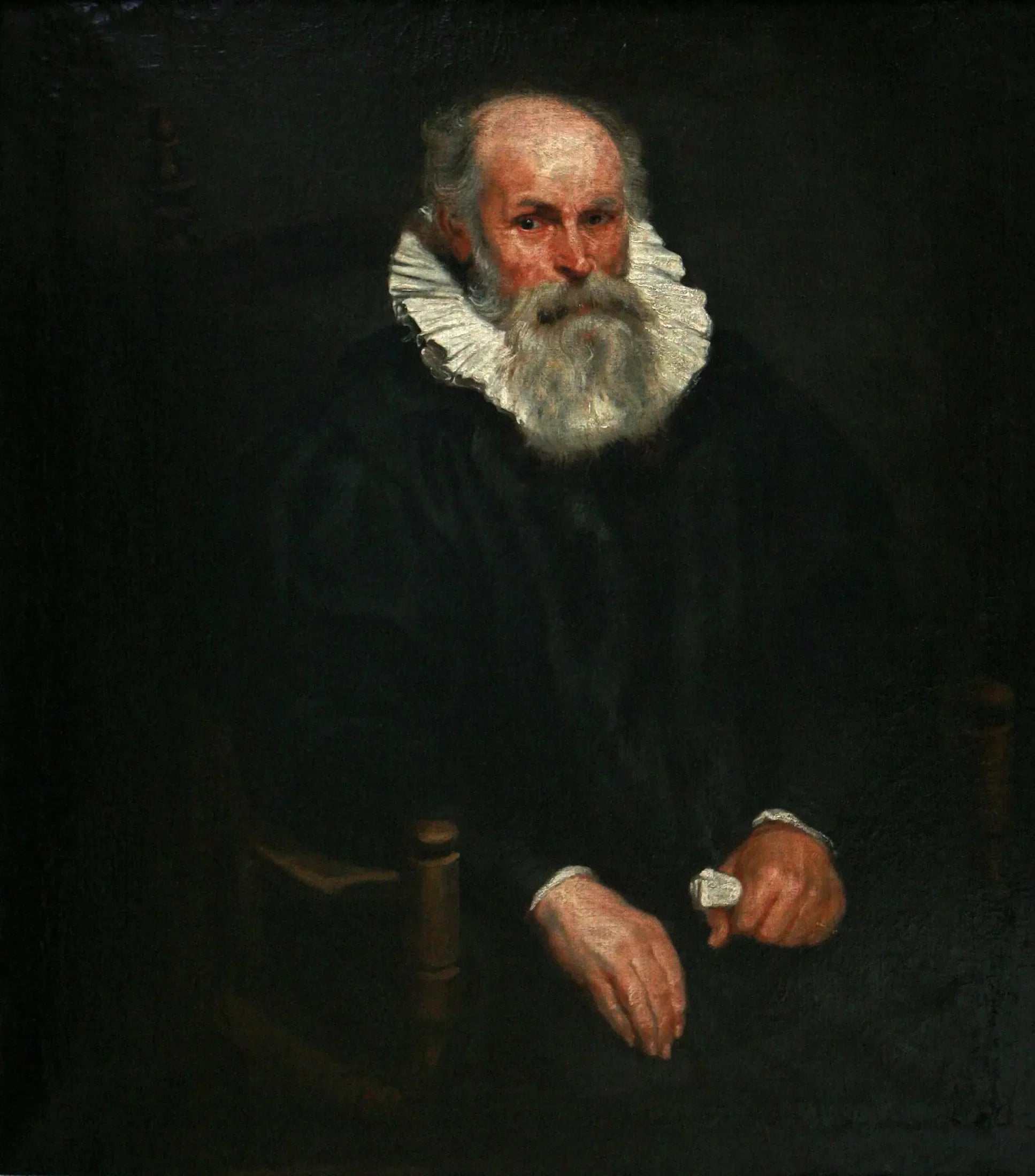 Portrait d'un homme âgé - Antoine van Dyck image 1 copie de tableau peinte à la main