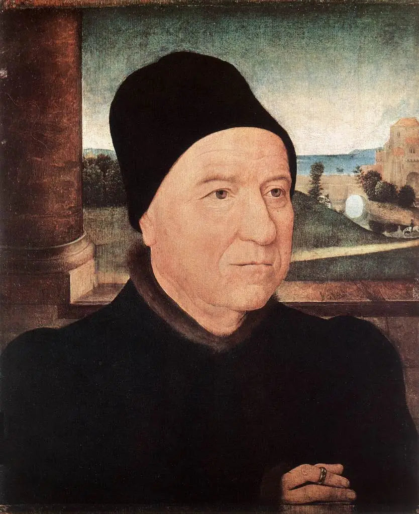 Portrait d'un homme âgé - Hans Memling image 1 copie peinte à la main à l’huile