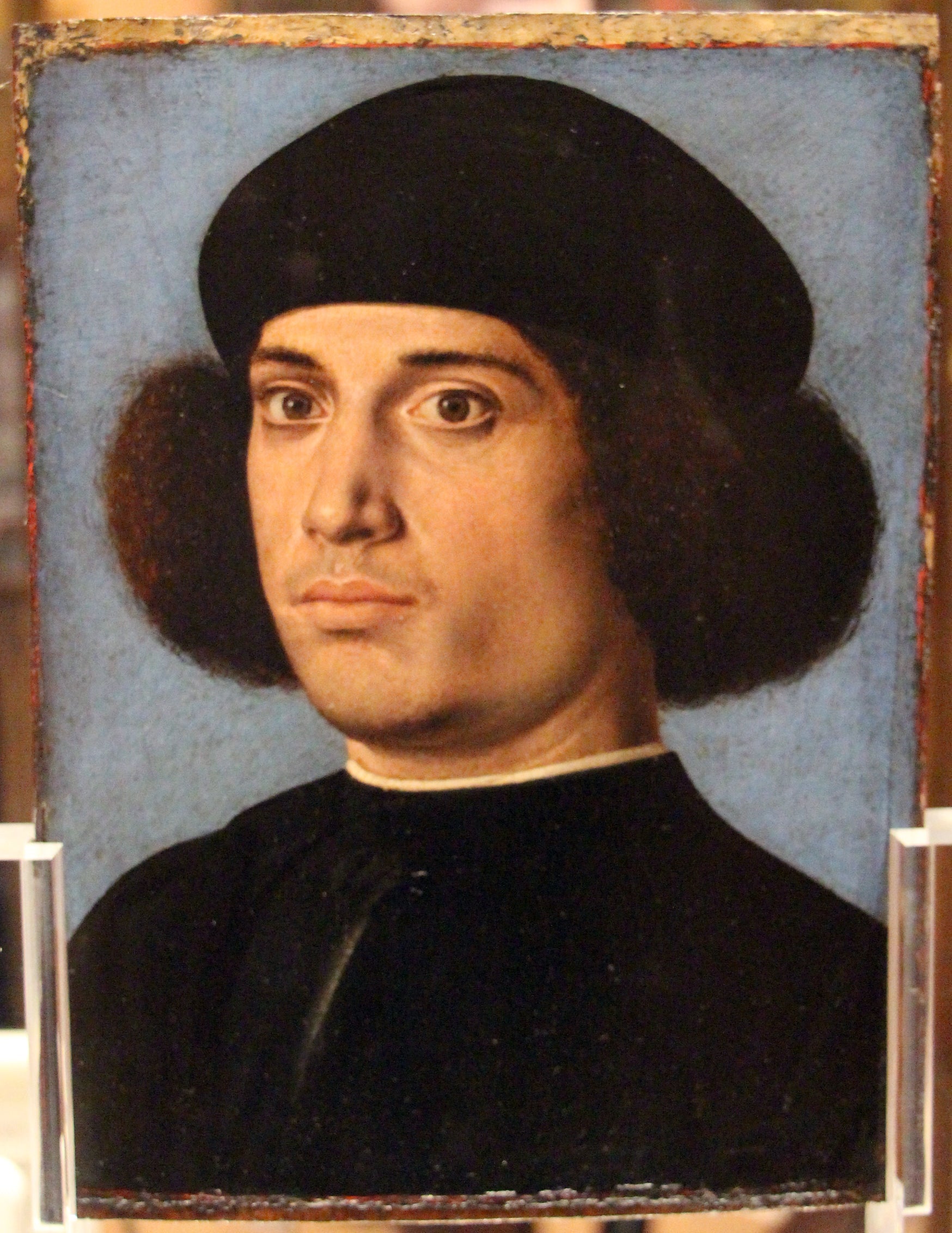 Portrait d'un homme - Andrea Previtali image 1 reproduction de peinture à l’huile