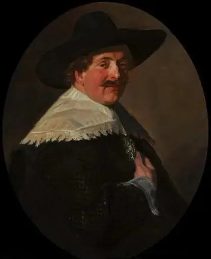 Portrait d'un homme assis - Frans Hals image 1 copie de tableau peinte à la main