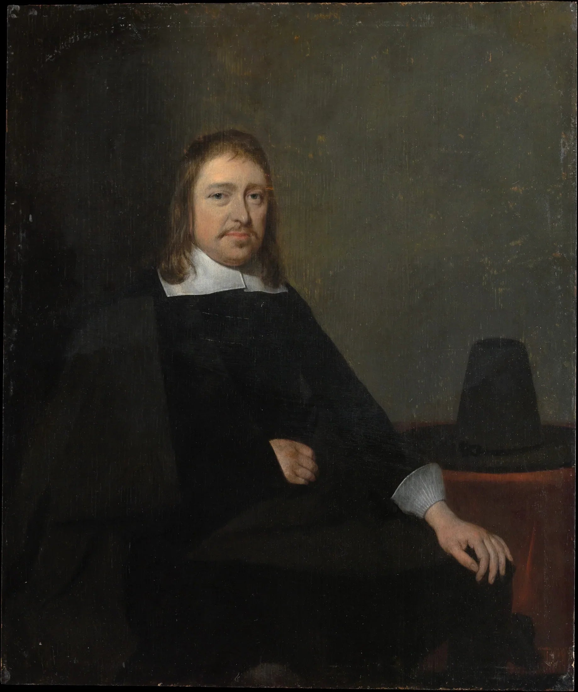 Portrait d'un homme assis - Gerard ter Borch image 1 reproduction réalisée par Alpha Reproduction