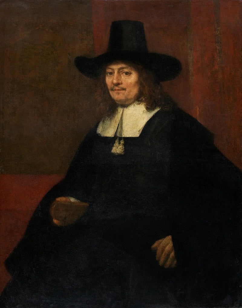 Portrait d'un homme au chapeau haut de forme - Rembrandt