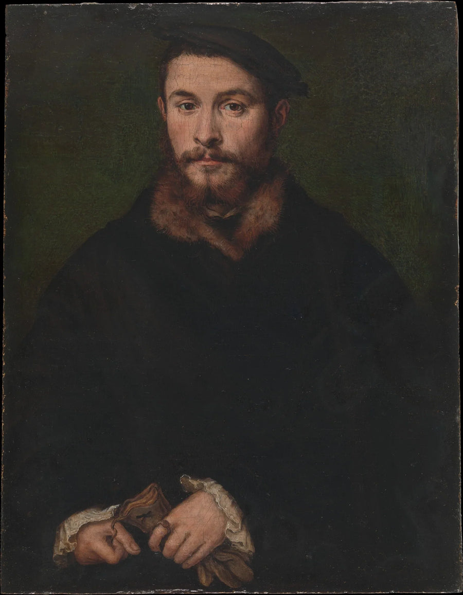 Portrait d'un homme avec des gants - Corneille de Lyon