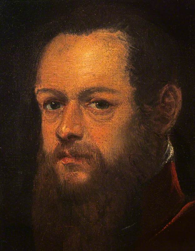Portrait d'un homme barbu - Jacopo Tintoretto image 1 copie de tableau peinte à la main