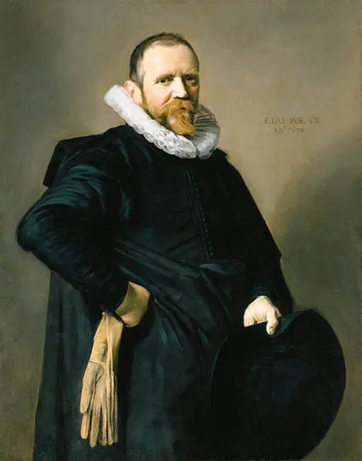 Portrait d'un homme de 52 ans - Frans Hals image 1 reproduction artisanale de tableau