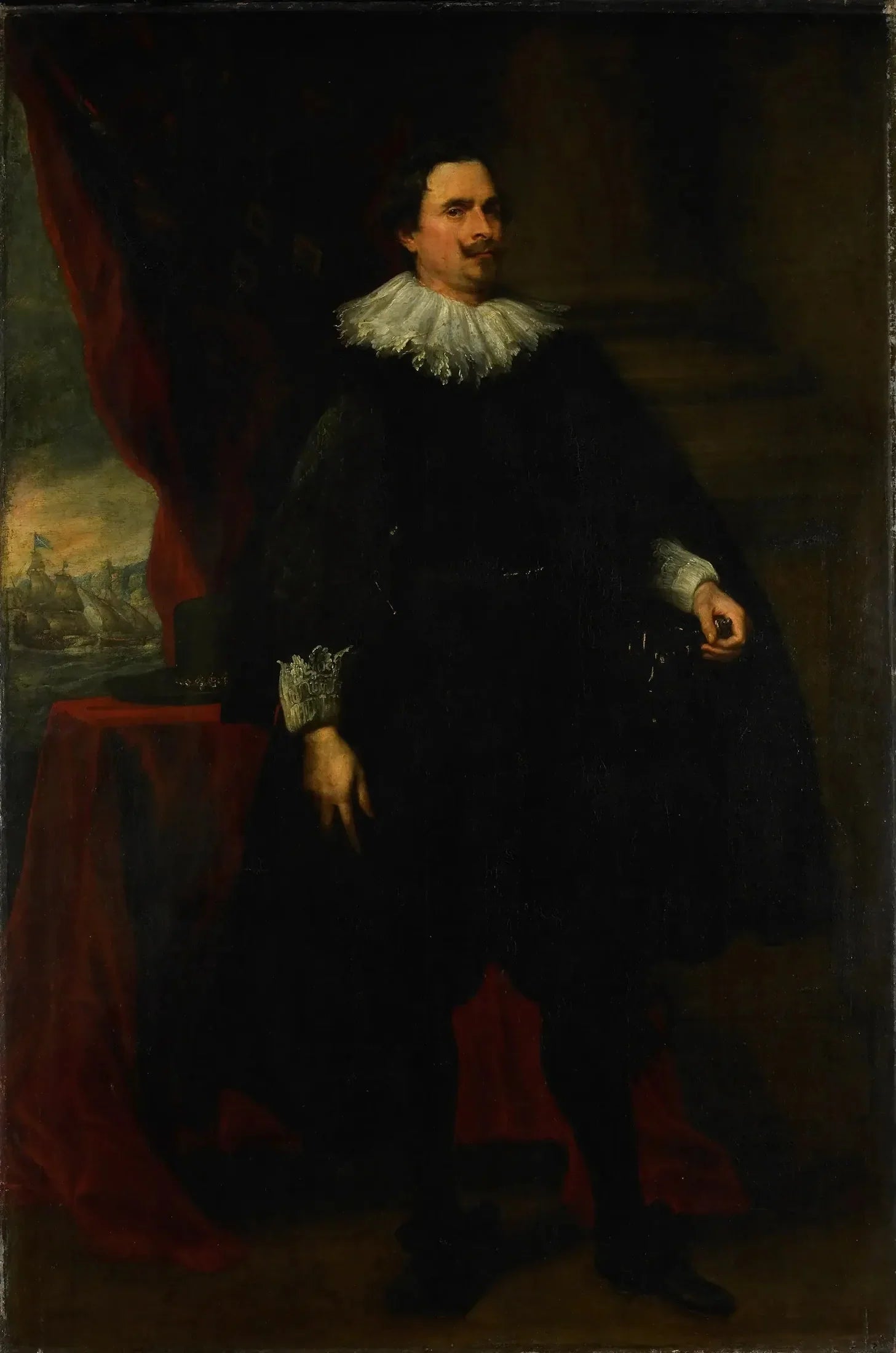 Portrait d'un homme de la famille van der Borght, peut-être François van der Borght - Antoine van Dyck image 1 copie de tableau peinte à la main