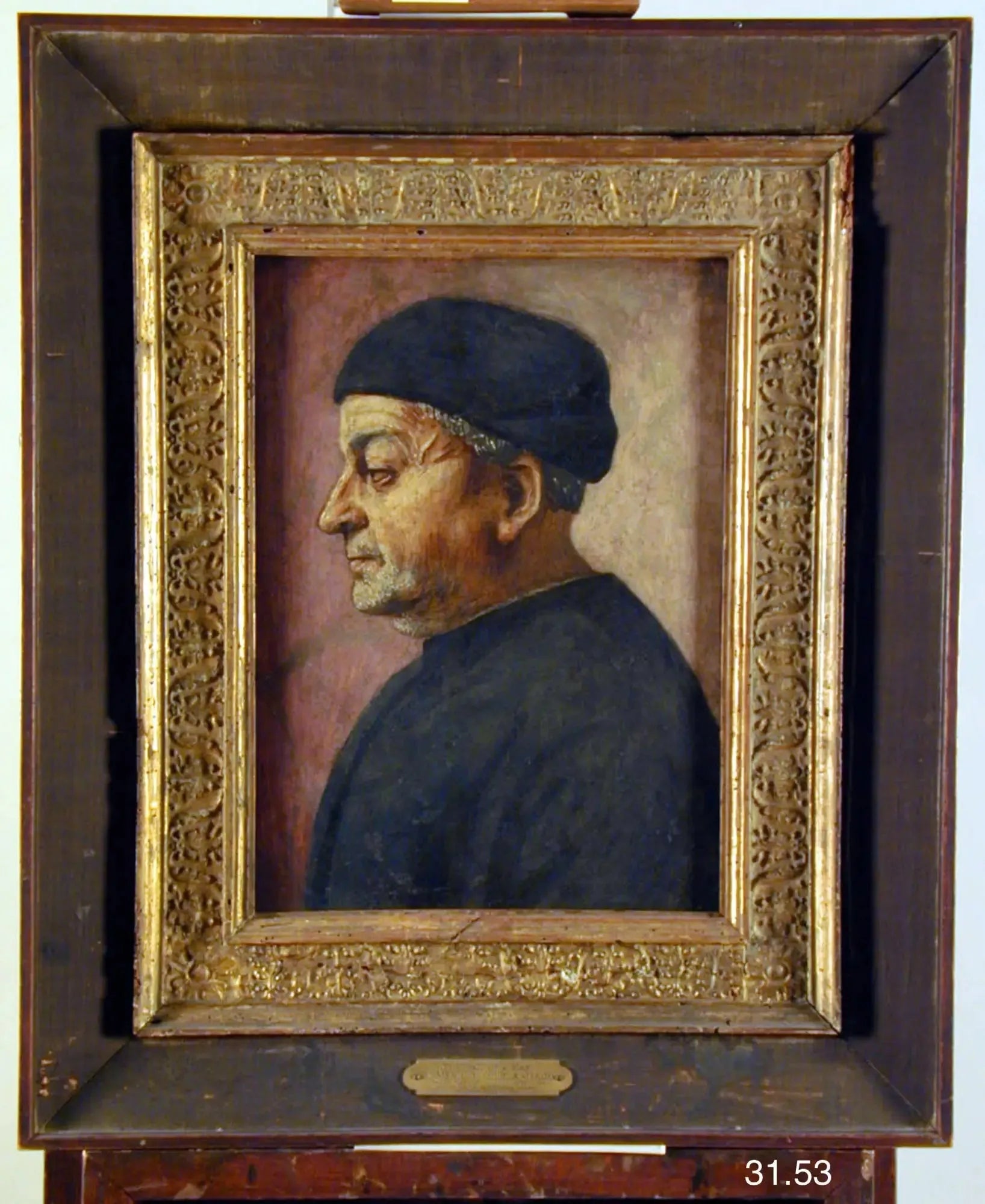 Portrait d'un homme - Domenico Ghirlandaio image 1 copie de tableau peinte à la main