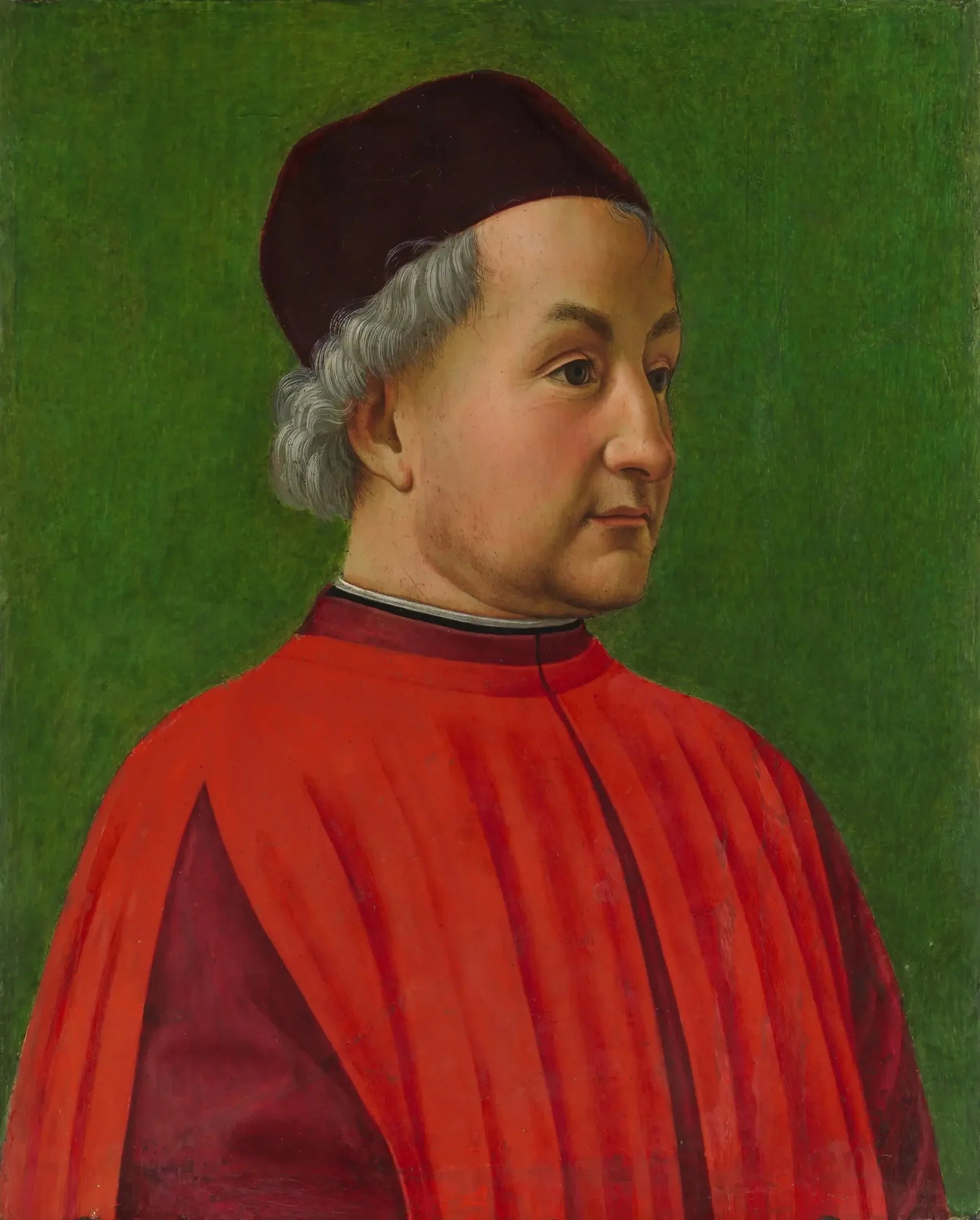 Portrait d'un homme - Domenico Ghirlandaio image 1 reproduction de peinture à l’huile