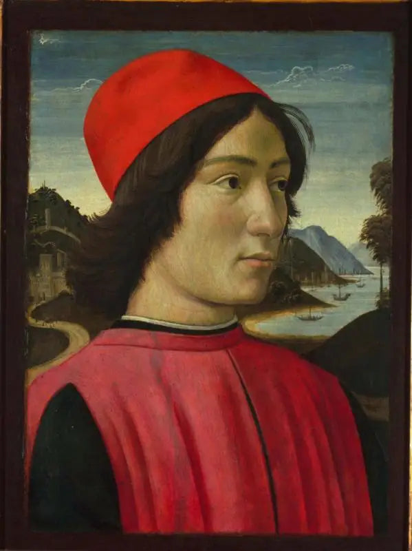 Portrait d'un homme - Domenico Ghirlandaio image 1 copie peinte à la main à l’huile