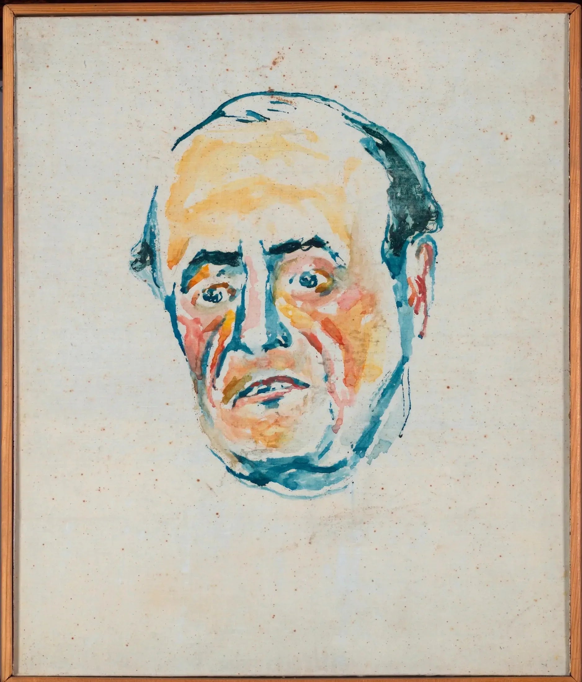 Portrait d'un homme - Edvard Munch image 1 copie de tableau peinte à la main