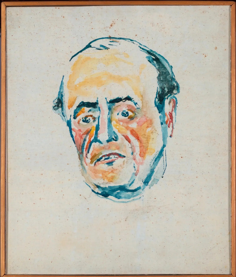 Portrait d'un homme - Edvard Munch