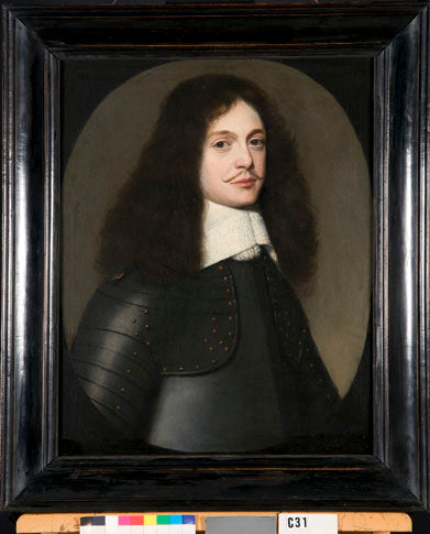 Portrait d'un homme en armure - Gerrit van Honthorst image 1 copie de tableau peinte à la main