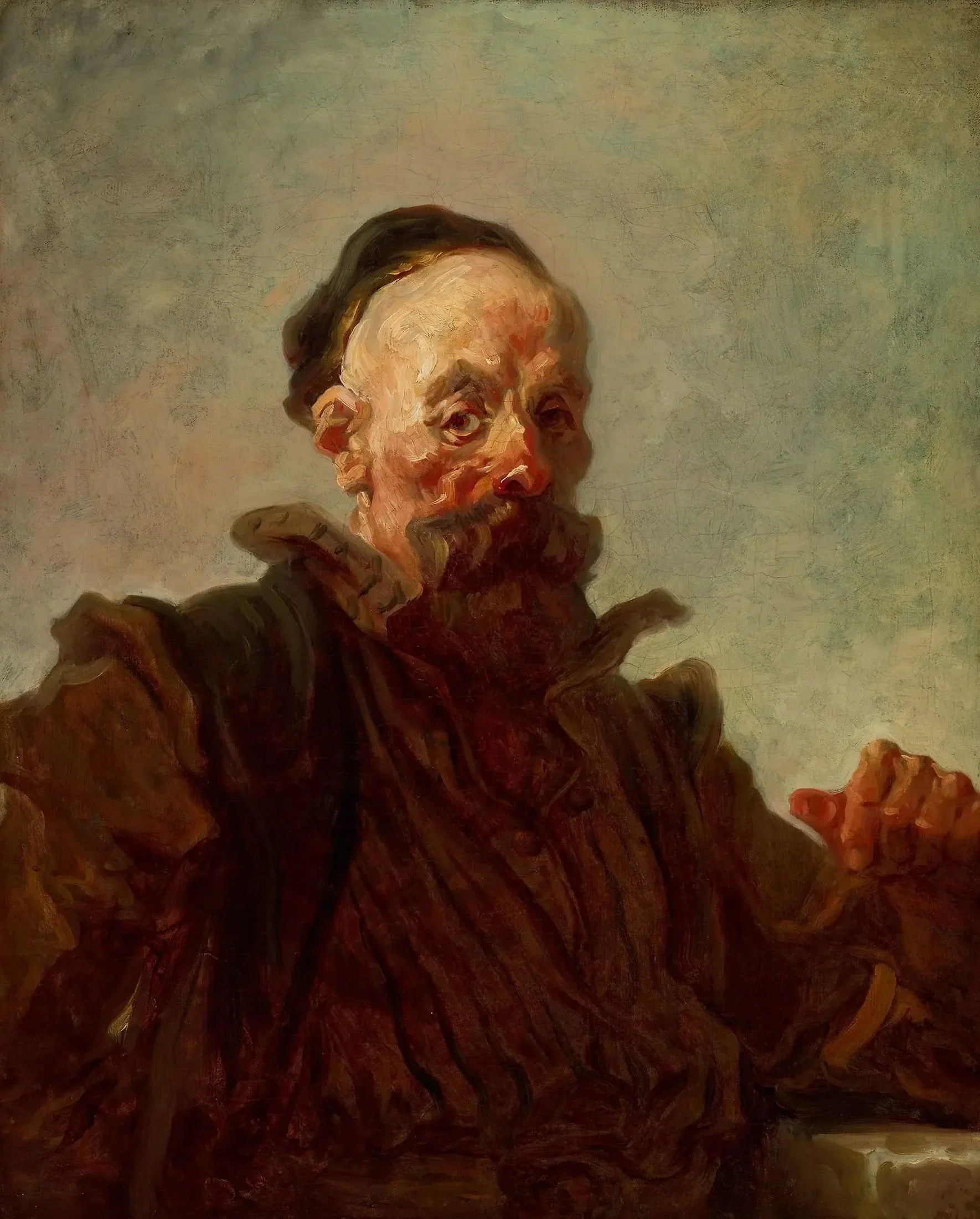 Portrait d'un homme en costume espagnol - Jean-Honoré Fragonard image 1 reproduction d’œuvre d’art à l’huile