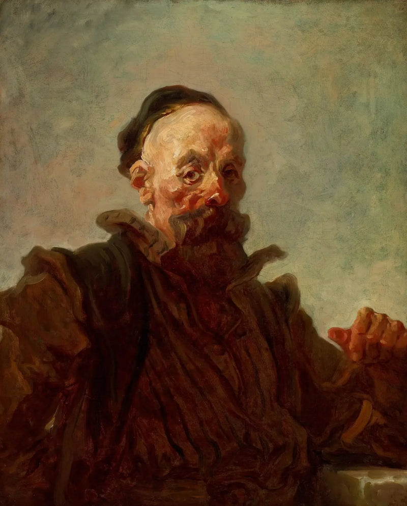 Portrait d'un homme en costume espagnol - Jean-Honoré Fragonard