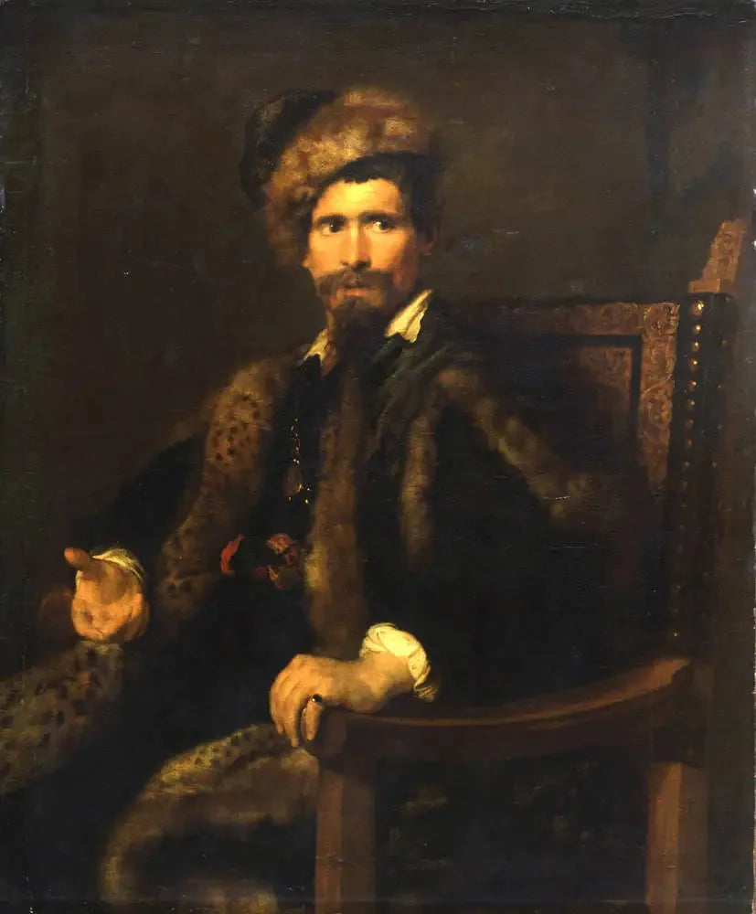 Portrait d'un homme en fourrure - Antoine van Dyck