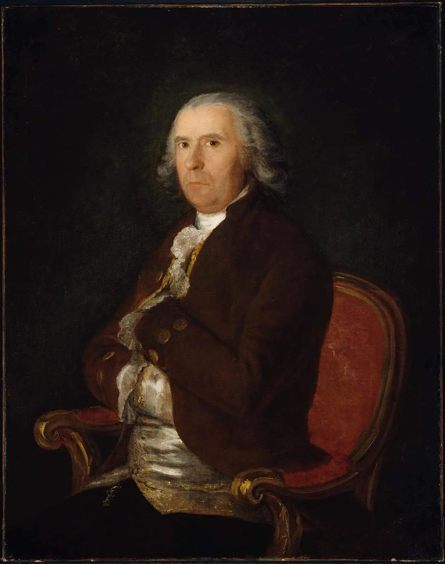 Portrait d'un homme en manteau marron - Francisco de Goya