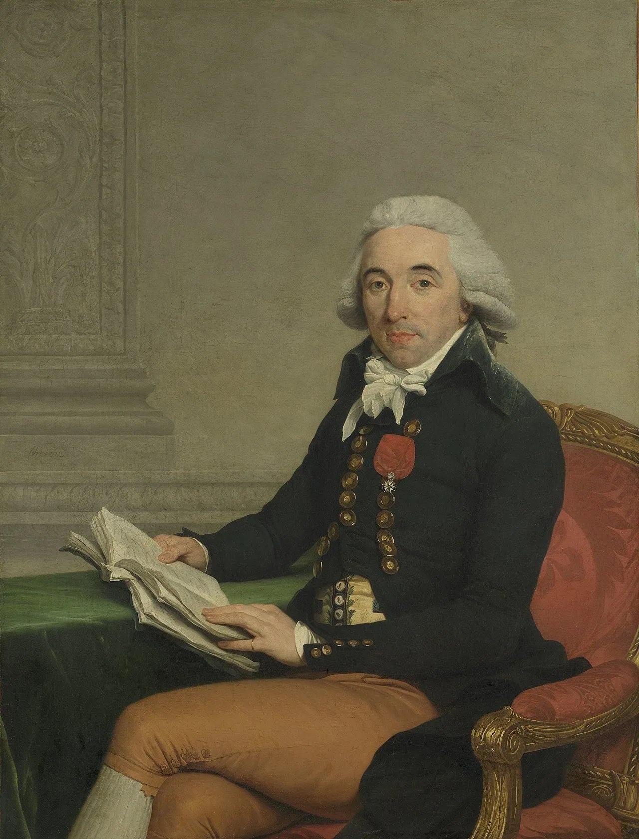 Portrait d'un homme - François-André Vincent image 1 tableau peint à l’huile sur toile