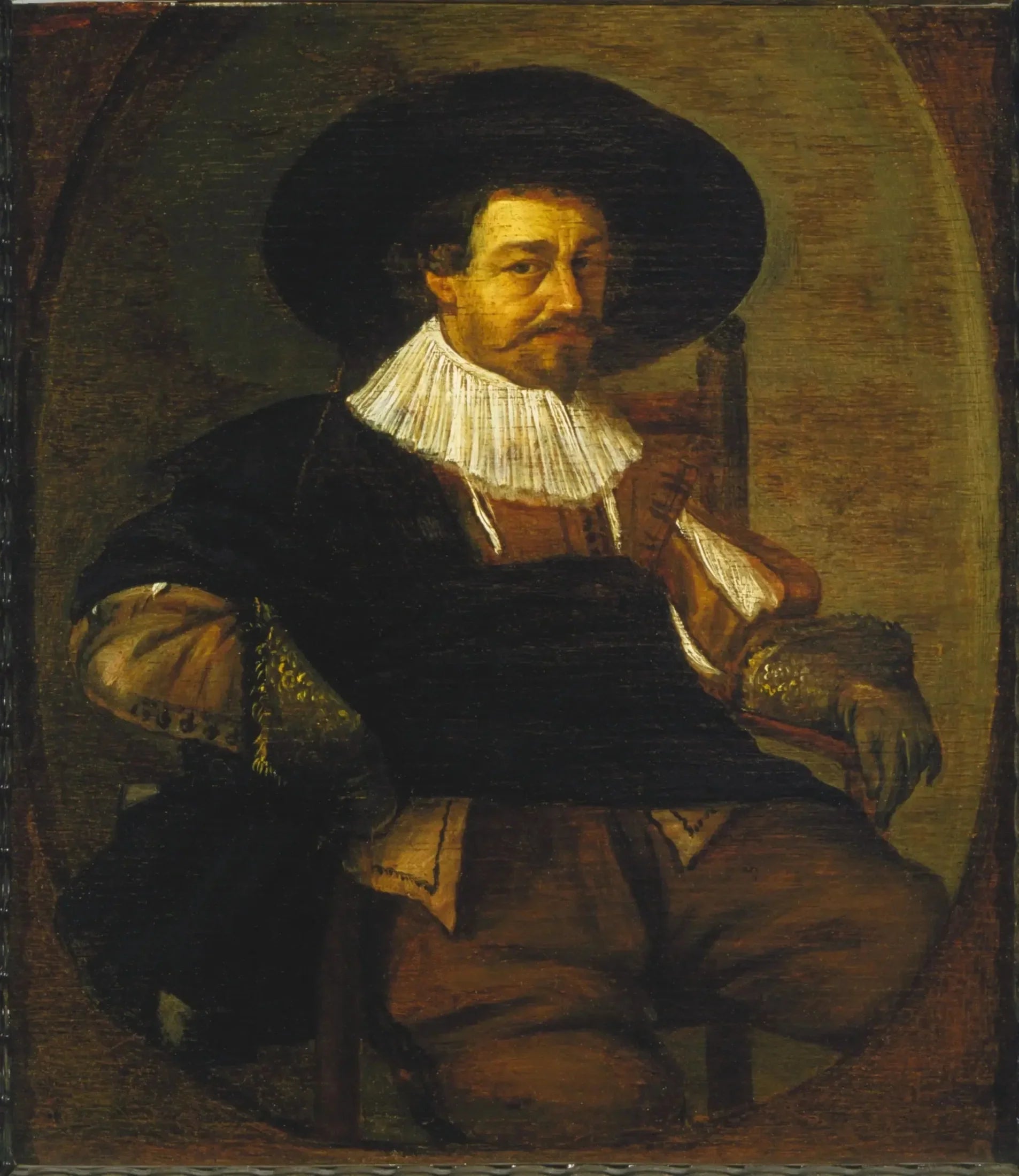 Portrait d'un homme - Frans Hals image 1 reproduction d’œuvre d’art à l’huile