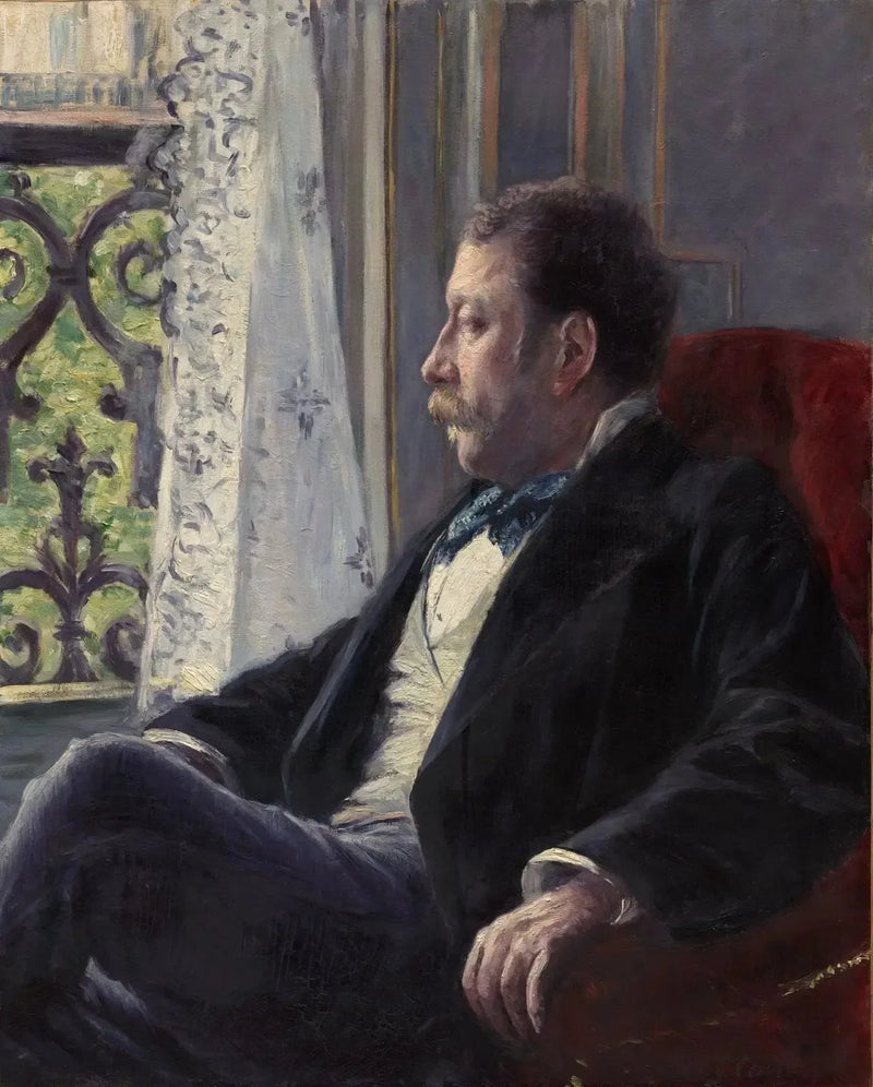 Portrait d'un homme - Gustave Caillebotte