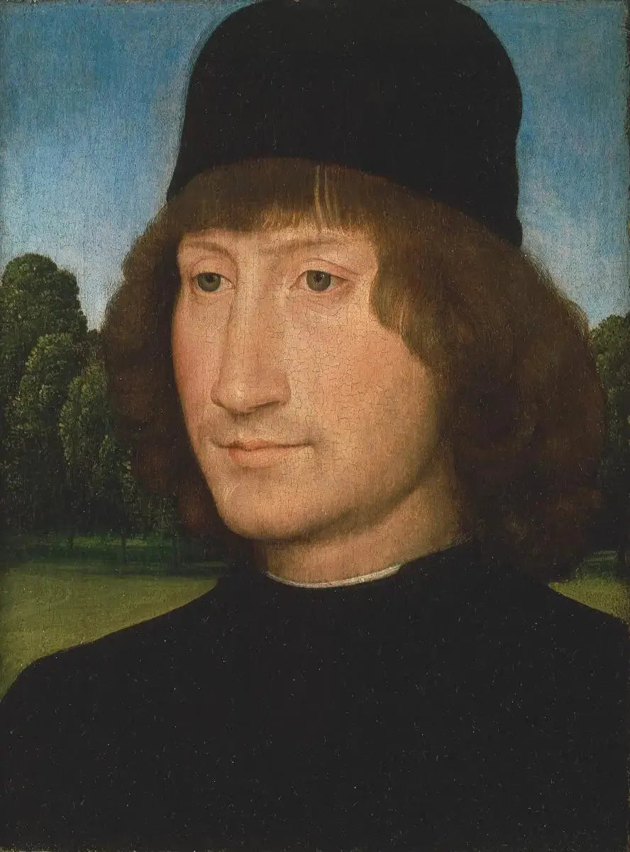 Portrait d'un homme - Hans Memling image 1 tableau peint à l’huile sur toile