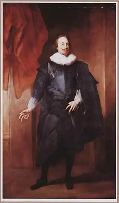 Portrait d'un homme inconnu, 1630-1632 - Antoine van Dyck image 1 copie peinte à la main à l’huile
