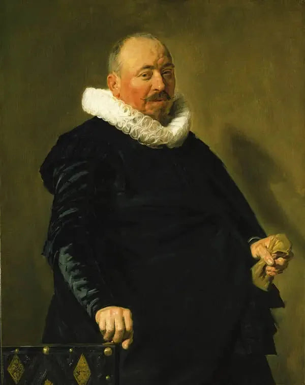 portrait d'un homme inconnu - Frans Hals image 1 reproduction de peinture à l’huile