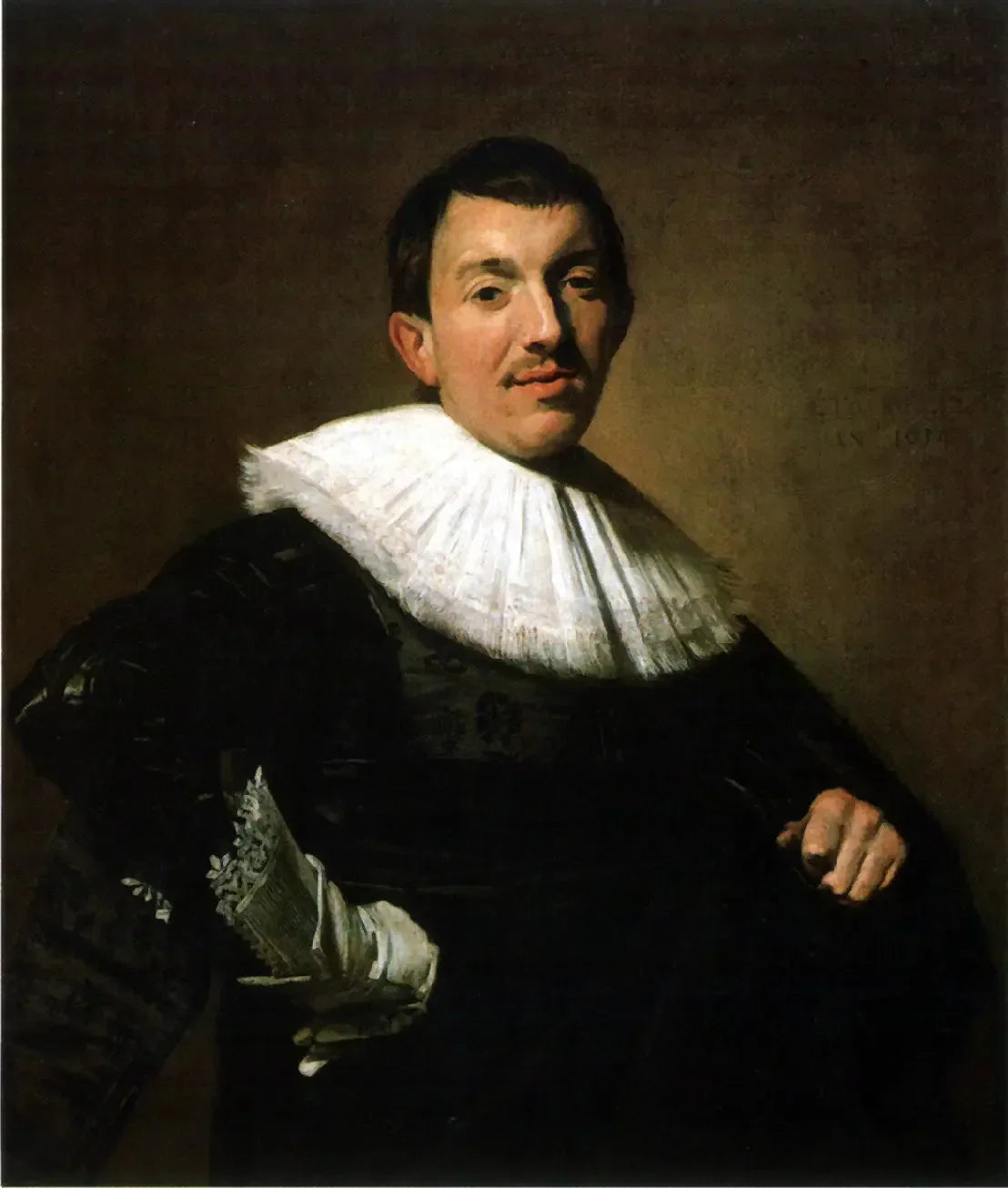portrait d'un homme inconnu - Frans Hals image 1 tableau peint à l’huile sur toile