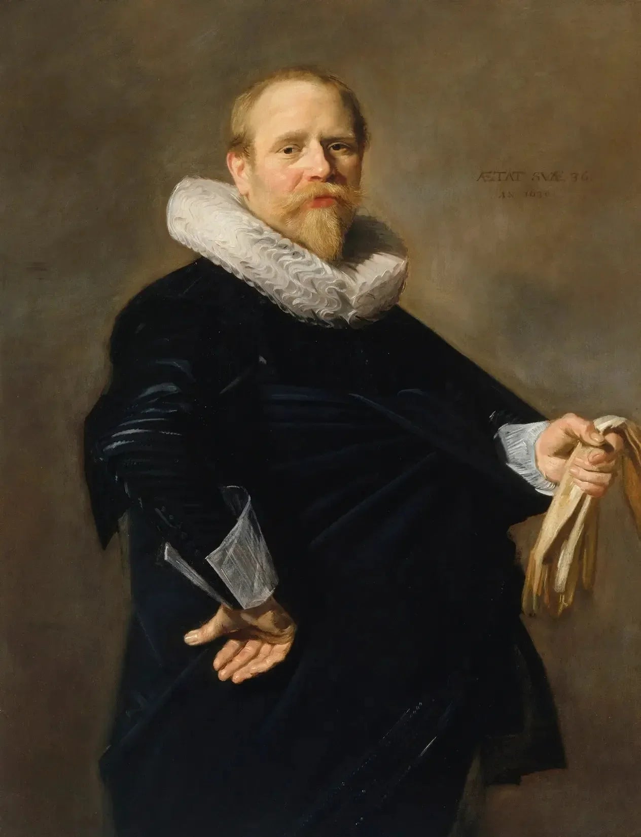 portrait d'un homme inconnu - Frans Hals image 1 copie de tableau peinte à la main
