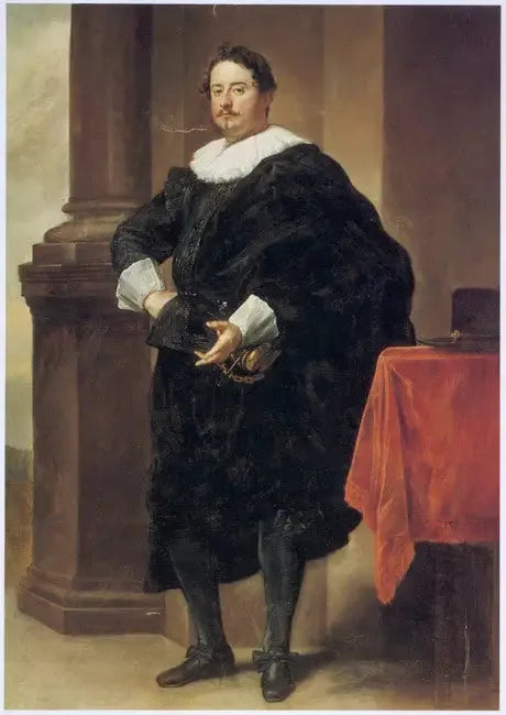 Portrait d'un homme inconnu, vers 1626-1632 - Antoine van Dyck image 1 reproduction artisanale de tableau